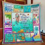 a soul of a mermaid quilt blanket great customized blanket gifts for birthday christmas 0