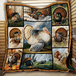 a special gift for fans ll turkey bird quilt blanket d2413998