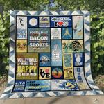 a special gift for fans ll volleyball girl quilt blanket d2481864