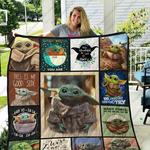 adu star wars baby yoda cast quilt blanket d2450337