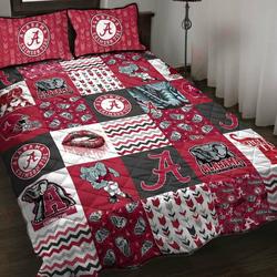 Alabama Crimson Tide Football Quilt Tn301116 NCAA Football Team Bedding Set Duvet Cover With Pillowcase Home Decor Gift For NCAA Lovers