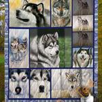 alaskan malamute dog v2 blanket th0207 quilt d2414001