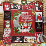 all i want for christmas is penguin quilt blanket great customized blanket gifts for birthday 0
