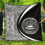 american samoa coat of arms polynesian premium quilt circle style 01 j2 quilt d2420868