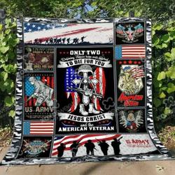 American Veteran Quilt Home Decor  Quilt