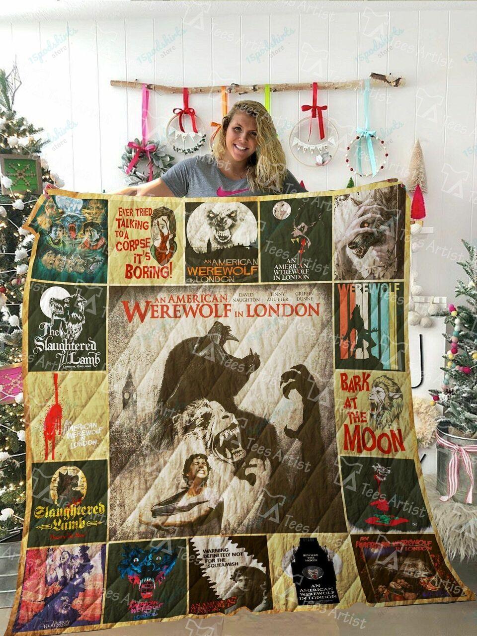 An American Werewolf In London Quilt Blanket 02038 an american werewolf in london quilt blanket 02038 d2451102