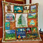and into the forest i go camping quilt blanket d2448897