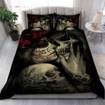 angel demon gothic skull art bed sheets spread comforter duvet cover bedding sets d2123793