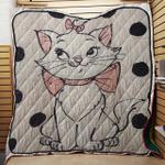 aristocats marie polka dots plush throw quilt d2422562