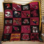 arizona cardinals quilt blanket fan made d2418458