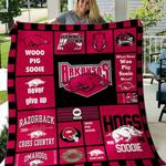 arkansas razorbacks quilt blanket b240502 quilt d2415921