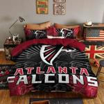 atlanta falcons 3d logo with iconic colors duvet cover bedding set d2133982