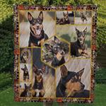 australian kelpie cute black dog quilt blanket dhc04011420dd d2481329