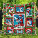 baby shark xmas quilt home decor quilt d2420597