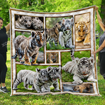 baby tiger photography art quilt blanket great customized blanket gifts for birthday christmas 0