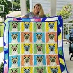 Balinese Cat Quilt Blanket Luk287 Dhc0301818Dd