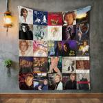 barry manilow style 2 album covers quilt blanket d2456595