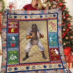 Baseball Catcher Jfj Quilt Py
