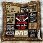 baseball dad cld170731 quilt blanket d2481798