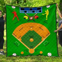 Baseball Quilt  01799  Quilt