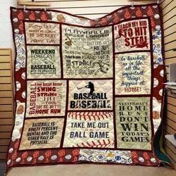 Baseball Quilt Blanket Dhc05021175Td