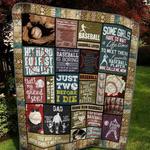baseball with slogan quilt blanket quilt d2416541