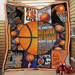 basketball live your dream love well stay strong quilt blanket great customized blanket gifts for 0