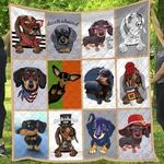 basset hound alarm morning u quilt jo d2488194