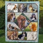 basset hound gentle hur quilt bevrud d2485464