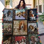 basset hound quilt blanket d2452830