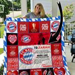bayern munich personalized name quilt blanket d2418665