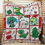 bc t rex love christmas quilt blanket d2419124