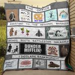 bc the office dunder mifflin paper company quilt blanket d2418760