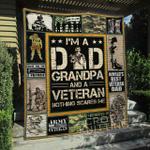 bc veteran dad grandpa quilt blanket d2480703