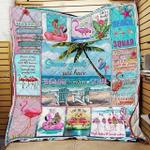 beach girls flamingo cl18100065mdq quilt blanket d2478999