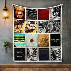 Beach House Album Covers Quilt Blanket