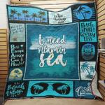 beach i need vitamin sea quilt blanket great customized blanket gifts for birthday christmas 0