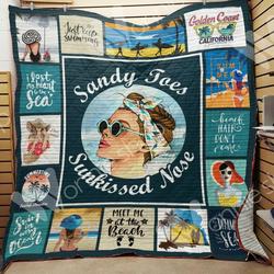 Beach10 M290701 Beach Quilt Blanket  Quilt