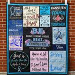 beat diabetes quilt blanket aa22 quilt d2415447
