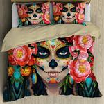 beautiful skull girl bedding set qa d2119659