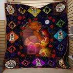 beauty and the beast purple quilt d2484098
