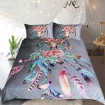 bedding set feathers skull dhc13121125dd d2240953