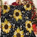 bee and sunflower jfj quilt jp d2489147