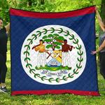 belize flag premium quilt a6 quilt d2420497