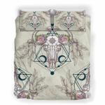 bison skull tribal boho bed sheets spread comforter duvet cover bedding sets d2119964