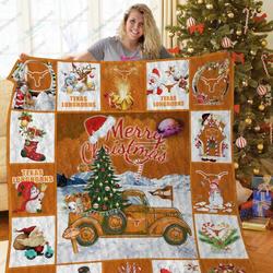 Bl Tl Christmas Truck Quilt Blanket