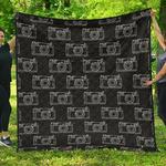 black camera cl12100081mdq quilt blanket d2479366