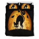 black cat funny halloween 3d bedding set bedroom decor d2113825