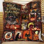 black cat halloween hur quilt qb d2487436
