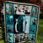 black cat smoking quilt blanket quilt d2417709